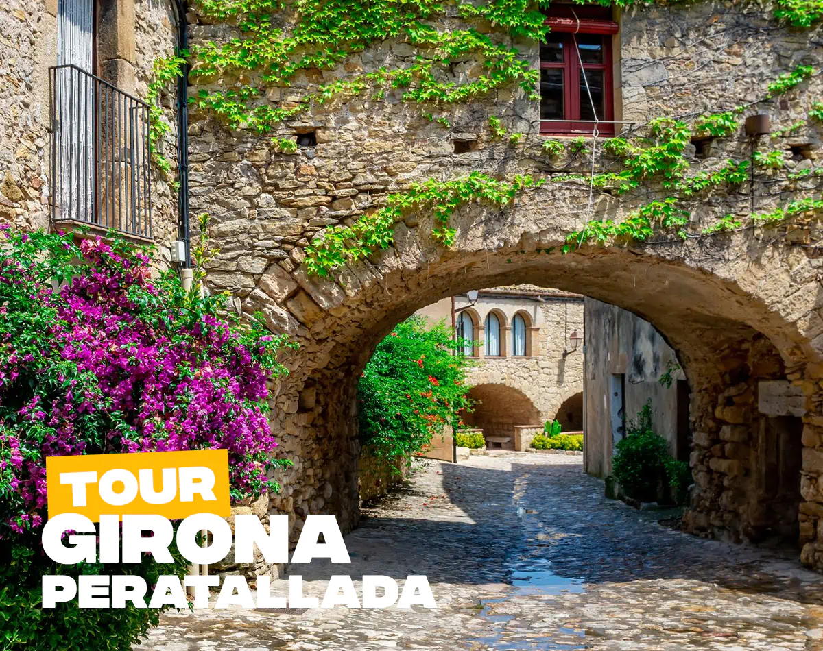 Ruina Prehistórica Ibérica + Girona + Pueblo Medieval
